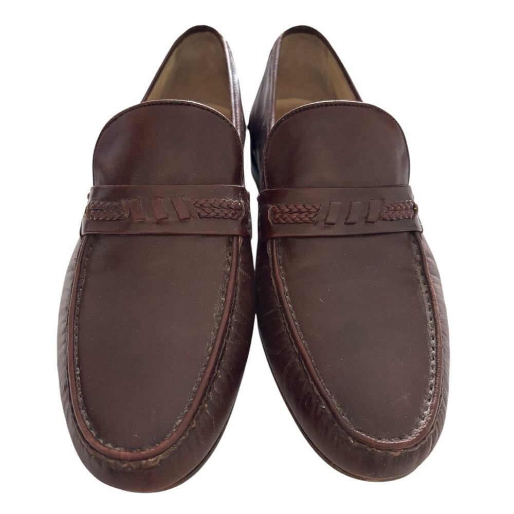 Bally Mens Brown Leather Loafer Shoes Size UK 8 US 9M 28524 - Picture 2 of 9